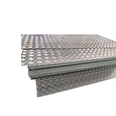 Utilisation automobile Vérificateur d'aluminium 5052 H32 Plaque en aluminium en relief