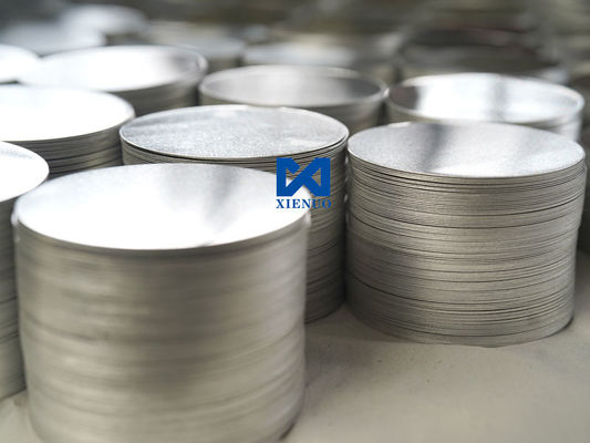 1 mm de coupe en aluminium en feuille ronde 1070 O 1060 Disque en aluminium Cercle 3003 3004 3005 Cercle en feuille d'aluminium pour ustensiles de cuisine