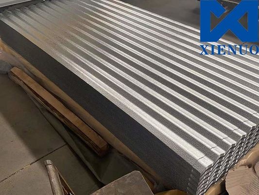 Vente à chaud de tôle de toiture en aluminium couverte de couleur tôle de toiture ondulée