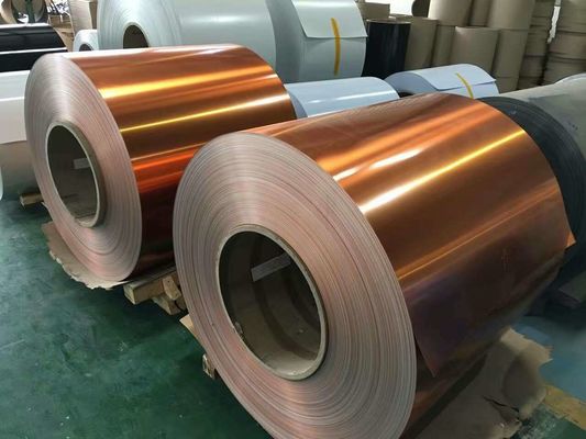Système de revêtement en aluminium en PVC revêtu de couleur architecturale