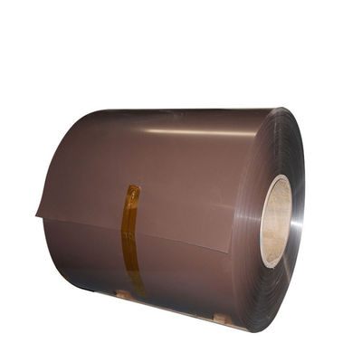 Épaisseur de bobine d'aluminium revêtu de couleur Aluminium utilisé pour les matériaux de toiture et de construction de murs