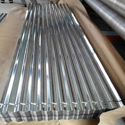 Vente à chaud de tôle de toiture en aluminium couverte de couleur tôle de toiture ondulée