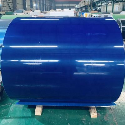 Coil d'aluminium revêtu de couleur AA3003 H14 / H24 Coil d'aluminium revêtu de couleur AA3005 pour les toits extérieurs