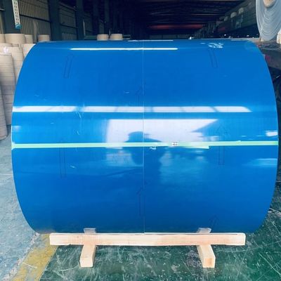 Coil d'aluminium revêtu de couleur AA3003 H14 / H24 Coil d'aluminium revêtu de couleur AA3005 pour les toits extérieurs