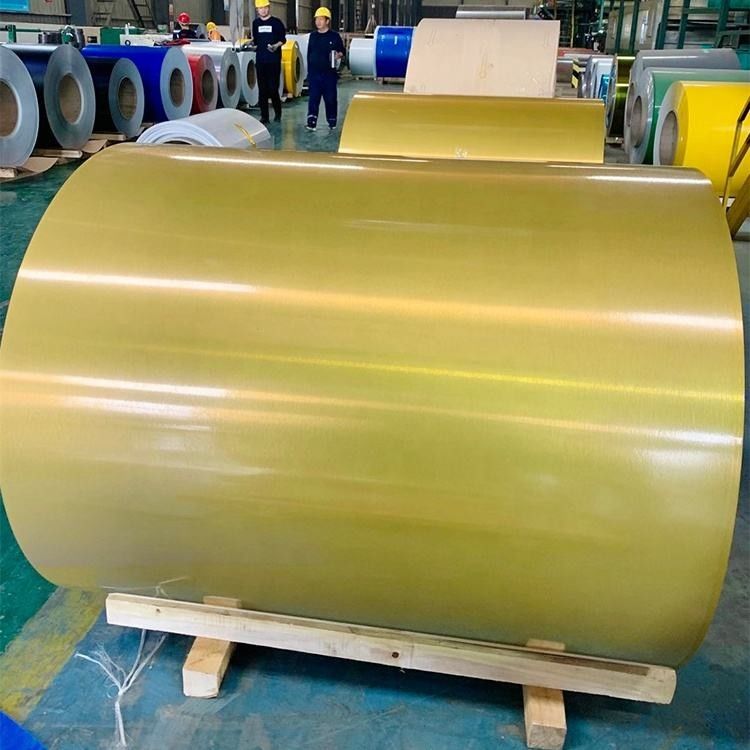 Prépeint couleur revêtu PE PVDF aluminium rouleau/enroulement personnalisé pour le panneau composite en aluminium/matériaux de construction et de décoration/électronique feuille de PCB en aluminium Pr